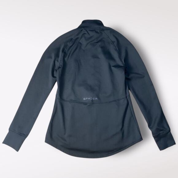 Spyder Women’s Black Athletic Jacket Size M Gym Casual Fall Winter Hiking - Picture 5 of 8